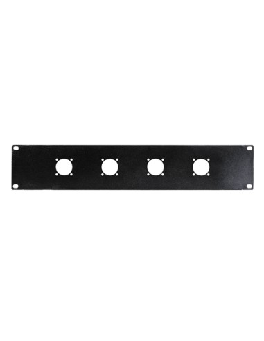 PANEL PARA RACK 19'' 2 U PARA INSTALAR 4 ZÓCALOS CONECTORES ALTAVOZ FONESTAR FRP-32SPK