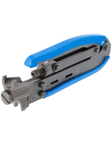 CRIMPADORA POR COMPRESION PARA COAXIALES RG59, RG6 Y RG11 HRV6170