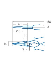 ALICATE DE PUNTAS FINAS HRV6695 2