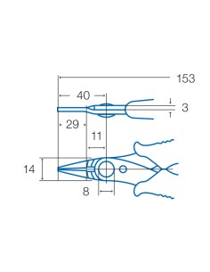 ALICATE DE PUNTAS PLANAS HRV6696 2