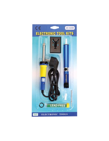 KIT DE SOLDADURA PARA AFICIONADOS Y PROFESIONALES 30W HRV7522