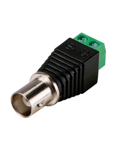 CONECTOR SAFIRE - BNC HEMBRA - SALIDA +/ DE 2 TERMINALES - 40 MM (FO) - 14 MM (AN) - 4 G