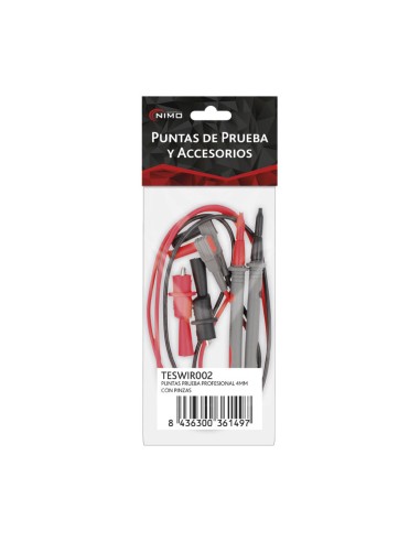 PUNTA DE PRUEBA CAT.III 1000V CON COCODRILO