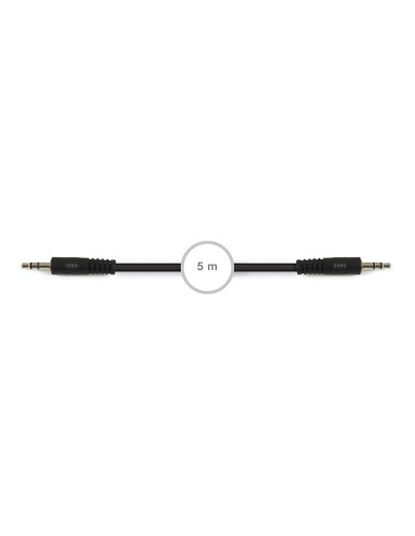 CABLE SEÑAL DE AUDIO JACK 3'5 MM ESTÉREO MACHO A JACK 3'5 MM ESTÉREO MACHO FONESTAR AA-729-5