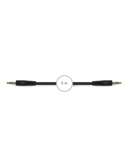 CABLE SEÑAL DE AUDIO JACK 3'5 MM ESTEREO MACHO A JACK 3'5 MM ESTEREO MACHO FONESTAR AA-729-5