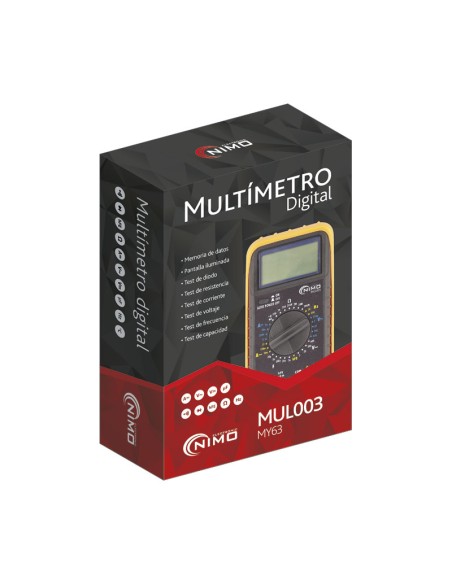 MULTIMETRO DIGITAL DE ALTAS PRESTACIONES MUL003