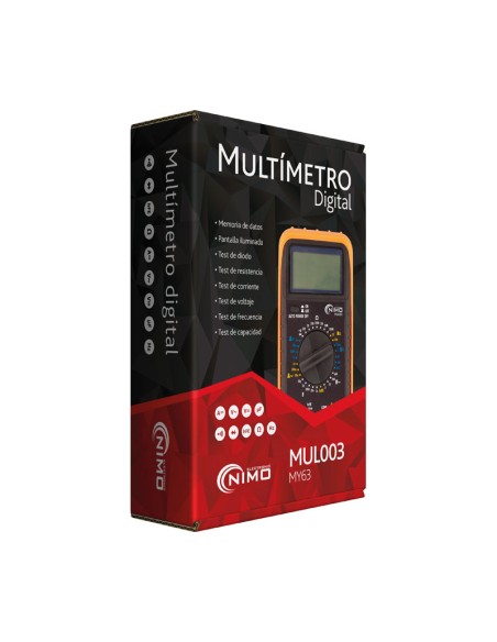 MULTIMETRO DIGITAL DE ALTAS PRESTACIONES MUL003