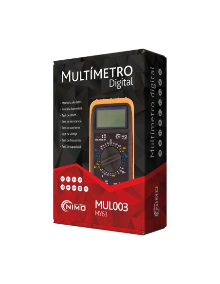 MULTIMETRO DIGITAL DE ALTAS PRESTACIONES MUL003