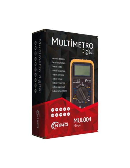 MULTIMETRO DIGITAL DE ALTA PRESTACION MUL004