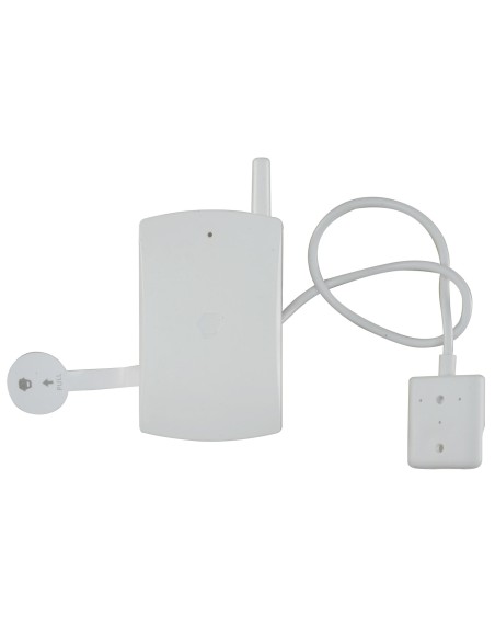 DETECTOR DE INUNDACIÓN - INALÁMBRICO - ANTENA EXTERNA - INDICADOR LED DE BAJA BATERIA - SONDA CABLEADA INDEPENDIENTE - ALIMENTAC