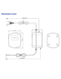 TRANSFORMADOR AC/AC - ENTRADA AC 230 V - SALIDA AC 24 V 5 A - LONGITUD DE CABLES 1 M - 102 (AL) X 120 (AN) X 80 (FO) MM - 1870 G 2