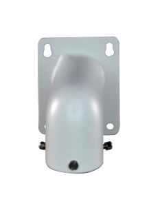 WALL BRACKET - FOR DOME CAMERAS - VALID FOR EXTERIOR USE - WHITE COLOUR - COMPATIBLE WITH HIWATCH HIKVISION - CABLE PASS 2