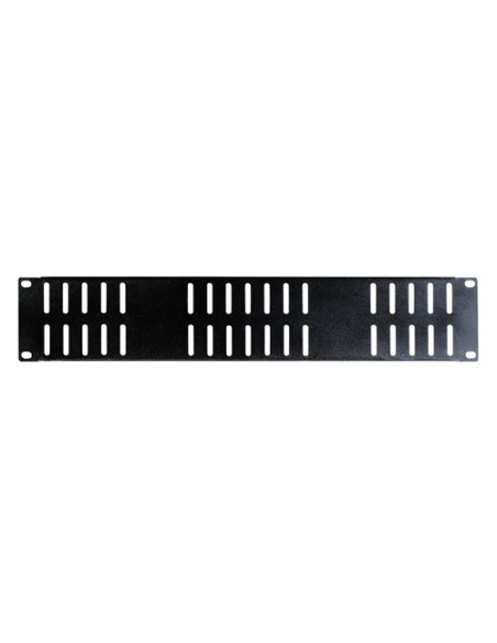 PANEL FRONTAL 2 U CON RANURAS DE VENTILACION PARA RACK 19'' FONESTAR FRP-11VEN