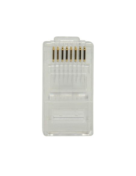 CONECTOR - RJ45 PARA CRIMPAR - COMPATIBLE CON CABLE UTP - 20 MM (FO) - 10 MM (AN) - 5 G