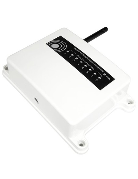 RECEPTOR DE BARRERAS SOLARES INFRARROJAS - 2 ENTRADAS INALÁMBRICAS - 2 SALIDAS CABLEADAS - HASTA 6 DISPOSITIVOS POR ENTRADA - DI