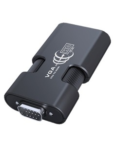 VGA+AUDIO ADAPTER ZU HDMI - KONVERTIERT EINEN VGA+AUDIOAUSGANG IN HDMI - AUFLÖSUNG 1080P/720P - VGA+AUDIOEINGANG - HDMI-AUSGANG 2