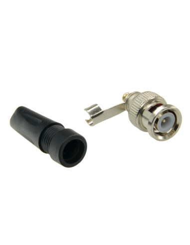 SAFIRE CONNECTOR - BNC TO SCREW - COMPATIBLE WITH ANY CABLE - UNIVERSAL, DOES NOT NEED CRIMPING TOOL - ONLY REQUIRES SCREWDRIVE