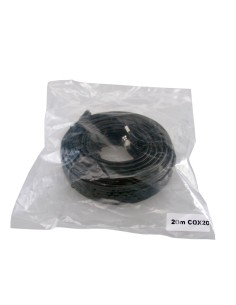 CABO COMBINADO RG59 + DC - CONECTOR BNC - 20 METROS - VÍDEO - ALIMENTAÇÃO - MÍNIMA PERDA 2