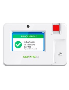 POE-PRÄSENZÜBERWACHUNG - FINGERABDRUCK, EM-KARTE UND PIN - 1.000 BENUTZER | 1.000.000 EINTRÄGE - 4.3" TFT-TOUCHSCREEN | TCP/IP, 2