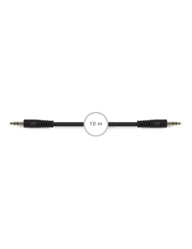 CABLE SEÑAL DE AUDIO JACK 3'5 MM ESTÉREO MACHO A JACK 3'5 MM ESTÉREO MACHO FONESTAR AA-729-10