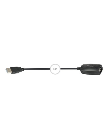 CABLE USB A MACHO A USB A HEMBRA CON AMPLIFICADOR FONESTAR 7848-5