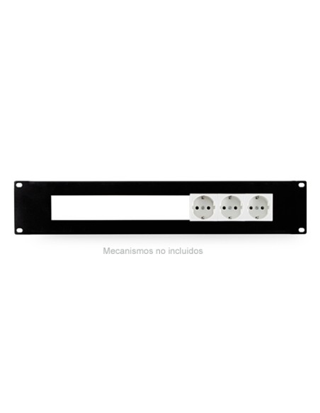 PANEL PARA RACK 19'' 2 U PARA INSTALAR 8 PANELES DE CONEXION FONESTAR FRP-33M