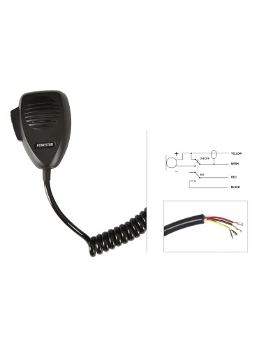 MICROFONO PER COMUNICAZIONI DINAMICHE FONESTAR LIGNUM-12SUB