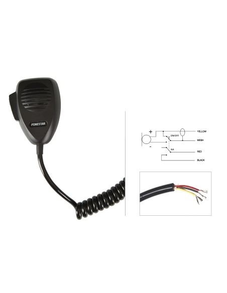 MICROFONO PER COMUNICAZIONI DINAMICHE FONESTAR LIGNUM-12SUB