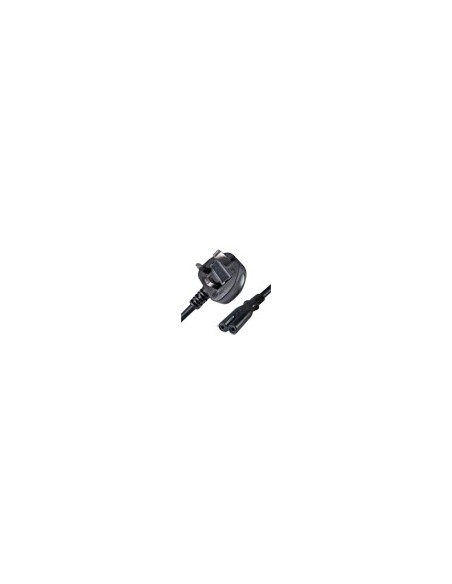 CABO A TOMADA - CONECTOR QT2 - COMPATÍVEL COM TOMADAS UK 3 PINES - FUSÍVEL DE PROTEÇÃO - 250VAC / 13A MAX - 140CM DE COMPRIMENTO