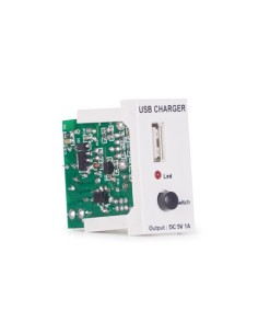 PAINEL DE CONEXÃO DE CARREGADOR USB A FÊMEA 1/2 FONESTAR LIGNUM-12SUB