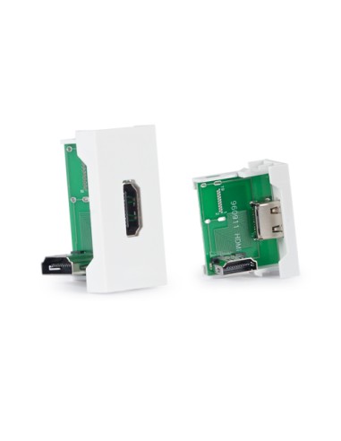 1/2 HDMI-WEIBCHEN-90°-STECKBRETT FONESTAR LIGNUM-12SUB