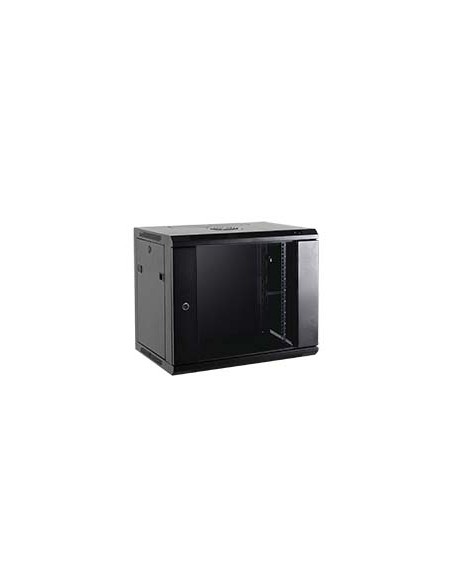 ARMARIO RACK PARA PARED - HASTA 4U RACK DE 19&QUOT; - HASTA 60 KG DE CARGA - CON VENTILACIÓN Y PASACABLES - VENTILADOR INCLUIDO
