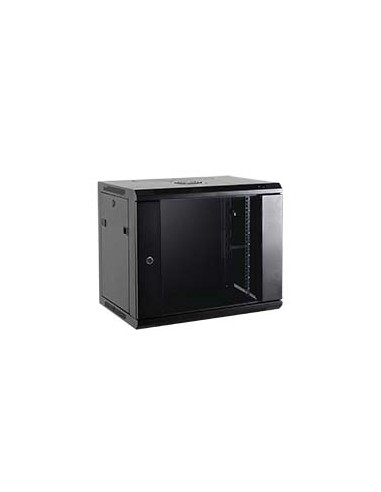ARMARIO RACK PARA PARED - HASTA 6U RACK DE 19&QUOT; - HASTA 60 KG DE CARGA - CON VENTILACIÓN Y PASACABLES - VENTILADOR Y BANDEJA