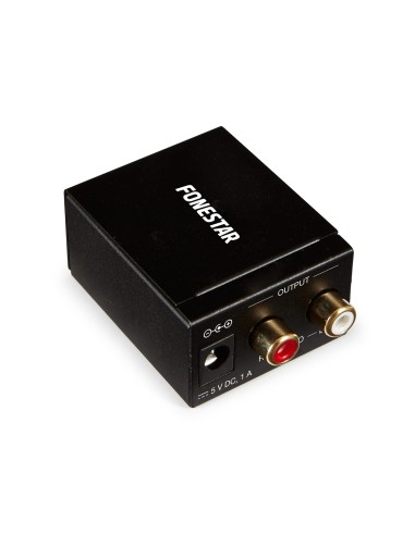 CONVERTIDOR DE AUDIO DIGITAL A ANALÓGICO FONESTAR FO-37DA