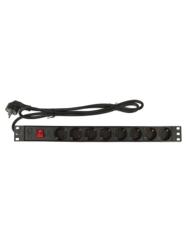 REGLETA DE CORRIENTE PARA RACK 19'' 1 U FONESTAR FRP-8