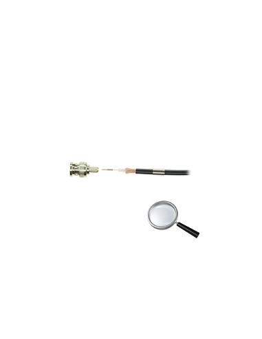 CONECTOR PARA ALTA DEFINICIÓN SAFIRE - BNC PARA CRIMPAR - COMPATIBLE SDI MINI RG59 - 25 MM (FO) - 10 MM (AN) - 5 G