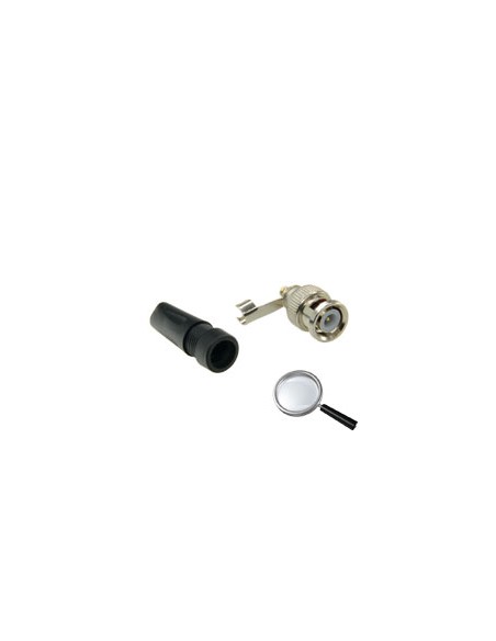 SAFIRE CONNECTOR - BNC TO SCREW - COMPATIBLE WITH ANY CABLE - UNIVERSAL, DOES NOT NEED CRIMPING TOOL - ONLY REQUIRES SCREWDRIVE