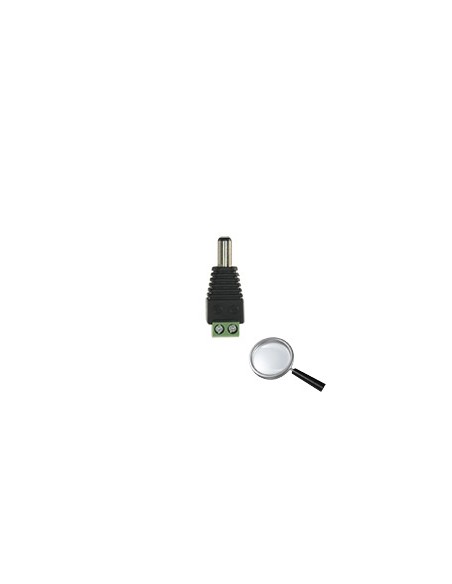 SAFIRE - CONECTOR DC MACHO - SALIDA +/ DE 2 TERMINALES - 38 MM (FO) - 13 MM (AN) - 5 G
