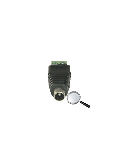 CONECTOR SAFIRE - DC HEMBRA - SALIDA +/ DE 2 TERMINALES - 36 MM (FO) - 13 MM (AN) - 5 G