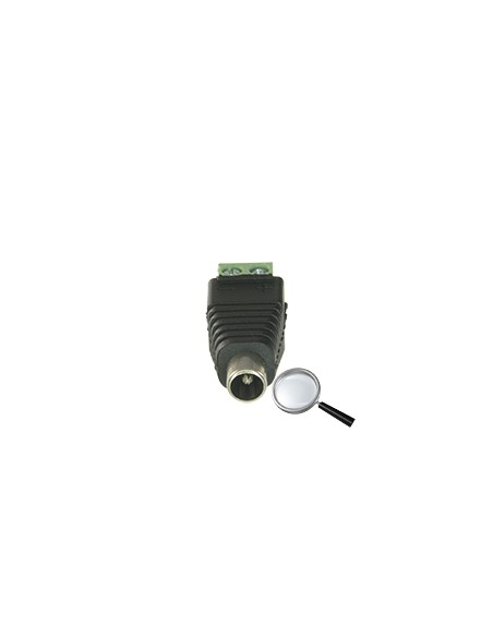 CONECTOR SAFIRE - DC HEMBRA - SALIDA +/ DE 2 TERMINALES - 36 MM (FO) - 13 MM (AN) - 5 G