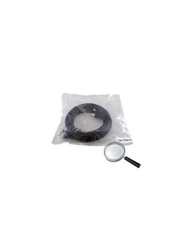 CABLE COMBINADO RG59 + DC - CONECTOR BNC - 10 METROS - VÍDEO - ALIMENTACIÓN - BAJAS PÉRDIDAS