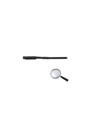 MICRÓFONO EXTERNO - ACOPLABLE A CUALQUIER CÁMARA - CONECTOR AUDIO RCA (BLANCO) - CONECTOR ALIMENTACIÓN ENTRADA/SALIDA - ALIMENTA