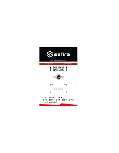 SAFIRE UTP CABLE - CATEGORY 6 - BOBBIN OF 305 METERS - DIAMETER 5.5 MM - COMPATIBLE WITH BALUNS - OFC CONDUCTOR, PURITY 99.9% C