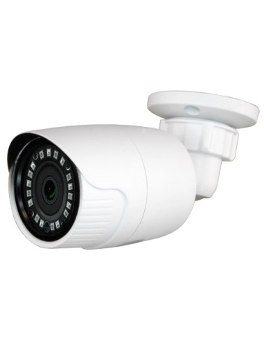 CÁMARA BULLET GAMA 1080P ECO - 4 EN 1 (HDTVI / HDCVI / AHD / CVBS) - 1/2.7&QUOT; BRIGATES© BG0806 - LENTE 3.6 MM - 18 LEDS SMD I