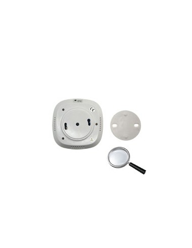 DETECTOR PIR PARA TECHO - INALÁMBRICO - ANTENA INTERNA - INDICADOR LED DE BAJA BATERIA - DETECCIÓN 360º, SIN ÁNGULOS MUERTOS - A