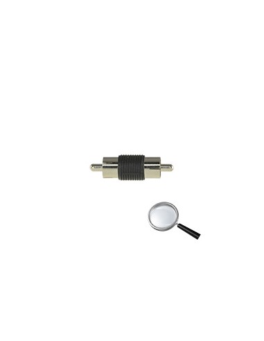 CONECTOR - RCA MACHO - RCA MACHO - 34 MM (FO) - 9 MM (AN) - 5 G