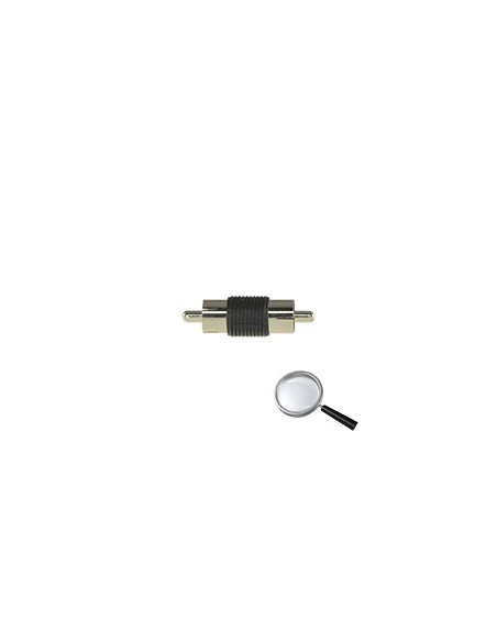 CONECTOR - RCA MACHO - RCA MACHO - 34 MM (FO) - 9 MM (AN) - 5 G