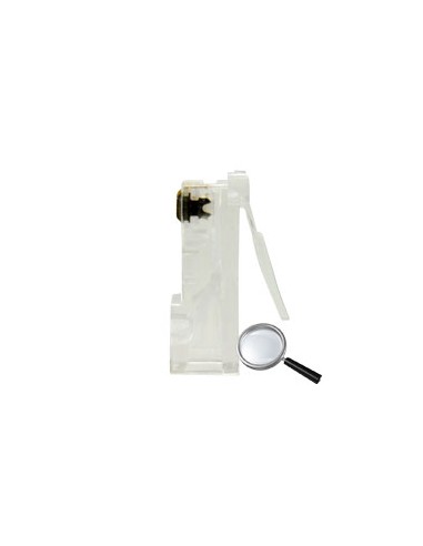 CONECTOR - RJ45 PARA CRIMPAR - COMPATIBLE CON CABLE UTP - 20 MM (FO) - 10 MM (AN) - 5 G