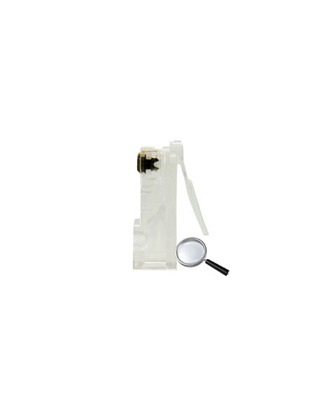 CONECTOR - RJ45 PARA CRIMPAR - COMPATIBLE CON CABLE UTP - 20 MM (FO) - 10 MM (AN) - 5 G