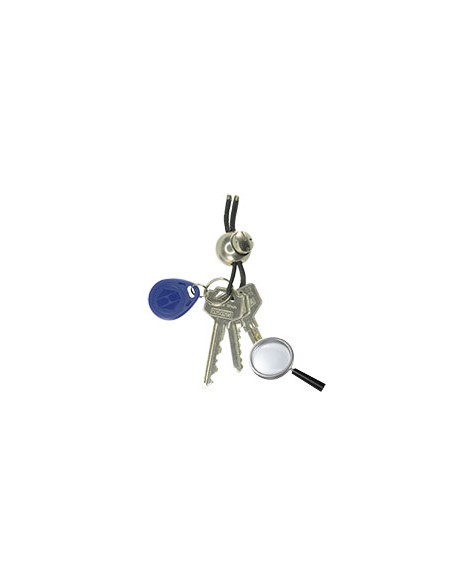 NUMBERED PROXIMITY TAG KEY RING - IDENTIFICATION BY RADIO-FREQUENCY - PASSIVE MF : COLOR BLUE - HIGH FREQUENCY 13.56 MHZ - LIGH